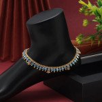 Sky Blue Color Anklets