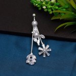 Silver Color Brooch Use Burkha Pin & Dupatta / Saree Pin