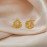 Stud Gold Plated Earrings 